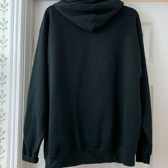 Gildan Heavy Blend Size Large Notorious BIG black street wear hooded sweatshirt - Picture 2 of 7